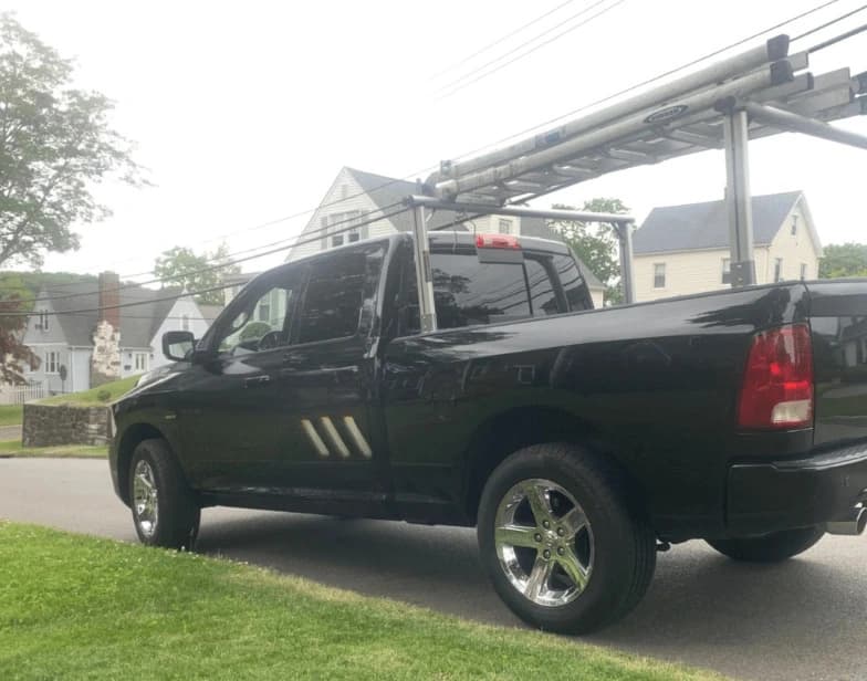 Fleet vehicle cleaning service being performed by South Euclid Power Washing in South Euclid